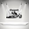 B-borgoroth Flag Rock Music Band Banner HD Printing Tapestry Exhibition, Music Band Fans, Garage Decor