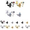 Superhero Series Thermos Black And White Batman Assembly Building Block Toys Diy Educational Game