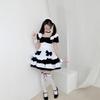 Miracle Nikki Black and White Chocolate Super Cute Maid Costume Lolita Dress Set