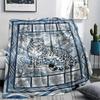 Snow Leopard Animal Print Flannel Blanket, High quality Comfortable for All Seasons, Home Decor, Warmth and Comfort, Perfect for Christmas Gifts125