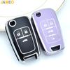 2/3/4/5 Buttons Car Flip Key Cover Case For Chevrolet Cruze Aveo For Buick Opel Corsa Antara Zafira Meriva Insignia Keychain