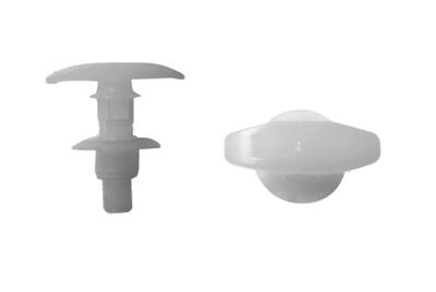 Boston BC5800 Auto Parts Weatherstrip Clips, White, 10 Per Bag