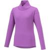 Mizuno Stretch Fleece Training High Long Vivid Orchid Size M Women's Shirt, Neck, Sleeve, Heather, (Product Code 32MAA840)