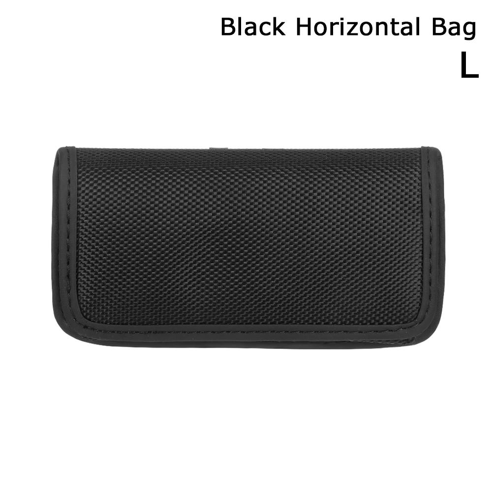 New Fashion Oxford Cloth Mobile Phone Pocket Nylon Fabric Wear Belt Waist Packs Protective Case With Clip Bag Accessories