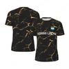 T-shirt casual sportiva alla moda con motivo bandiera Sierra Leone, tendenza estiva per il calcio, stemma nazionale 3D