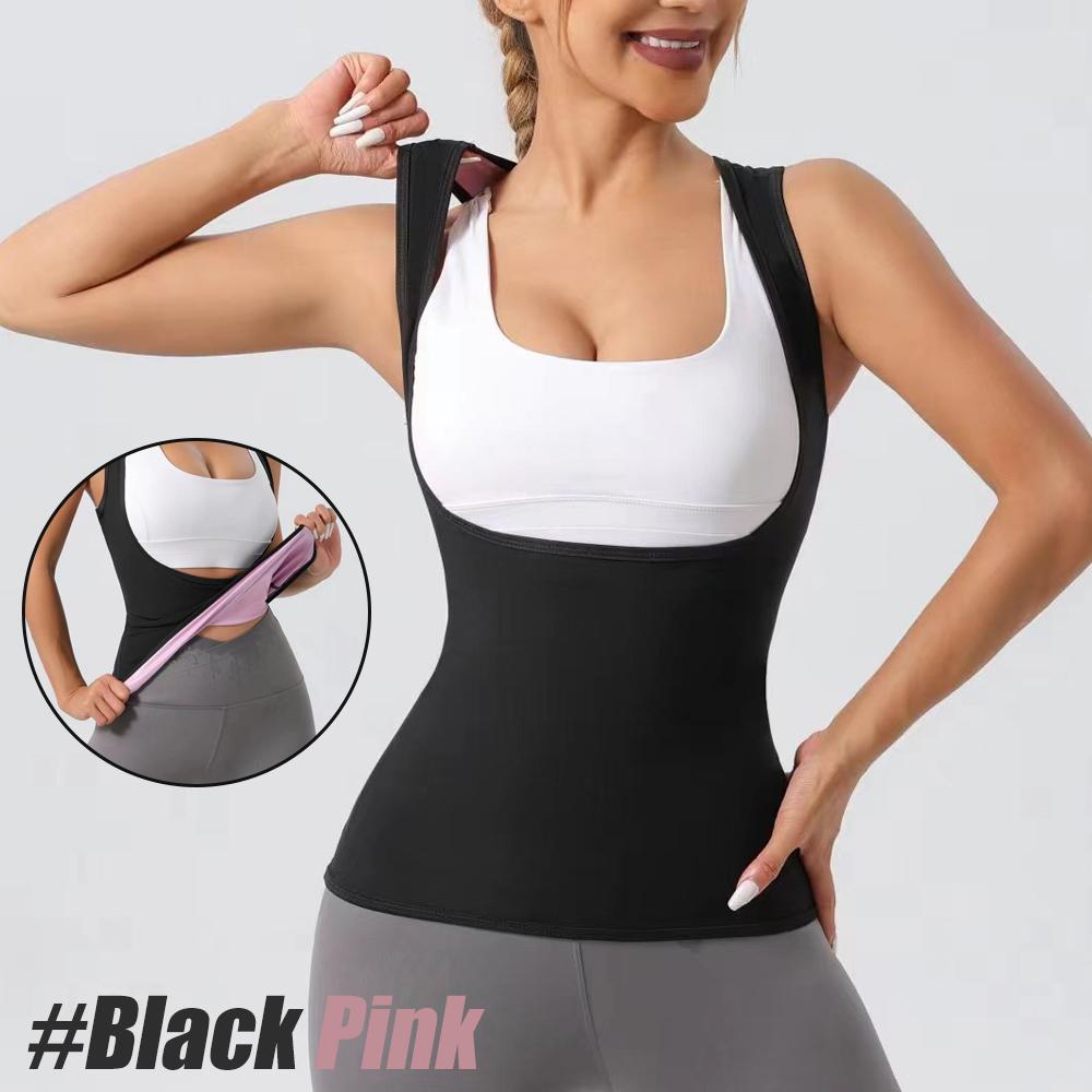 Sauna Vest For Women Weight Loss Top Sweat Sportwear Slimming Top Fitnes Body Shaper Fat Burning Workout Sport Gym Waist Support