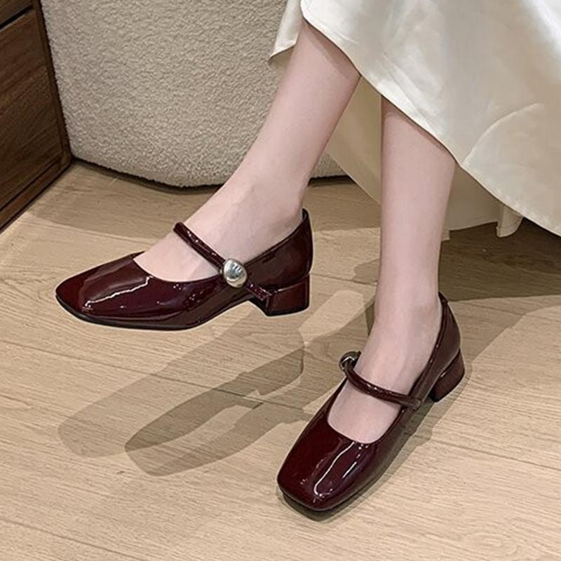 

Модная Элегантная Обувь Мэри Джейн Женская Обувь на Высоком Каблуке Летняя Мода Женские Туфли-Лодочки с Мелким Вырезом 2025 Новый Тренд Бренд Вечеринка Zapatillas Женская 40