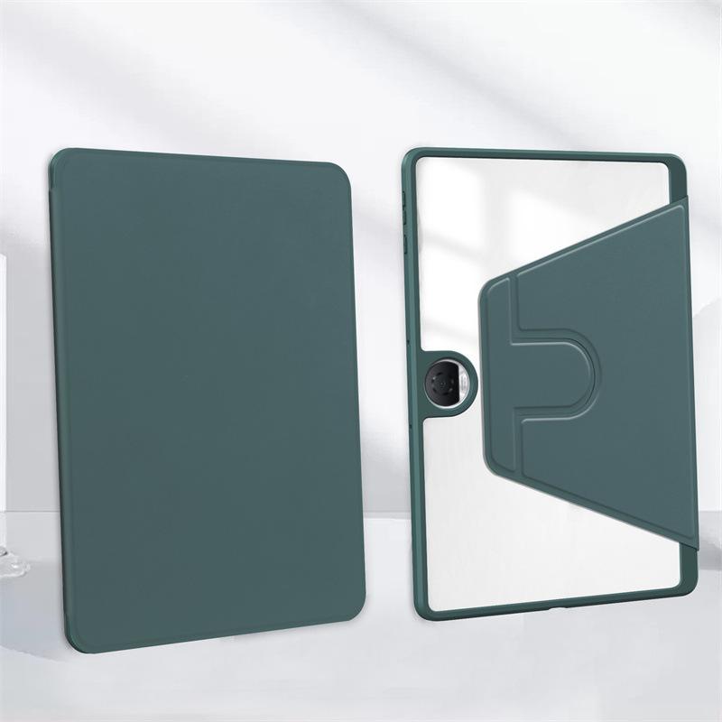 Protective Case for Honor Pad 9 / Pad 8 12.1- Inch 360 Degree Rotating Protective Stand Smart Transparent Back