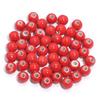 30pcs/lot Round Shape Ceramic Beads Colorful Loose Beads Spacer Beads For DIY Jewelry Making  Necklace Bracelet Accessories