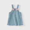 David Bella Kidsren's Denim Suspender Skirt 2026 Spring New Style Sweet Skirt Dress for Girls and Babies Kidsren's Clothing