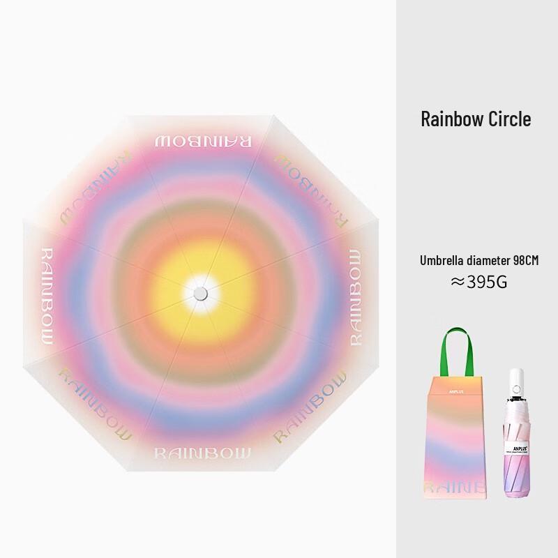 Cute Automatic Tri-fold Sun & Rain Umbrella