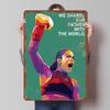 Laila Ali Boxer Metal Posters Custom Vintage Metal Signs Wall Art Retro Tin Plaque for Man Cave Wand Deko Home Decor House Room
