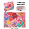 3+ Six-in-One Wooden Puzzle Box: Solid Wood Educational Toy for Girls and Boys, 60 Pieces