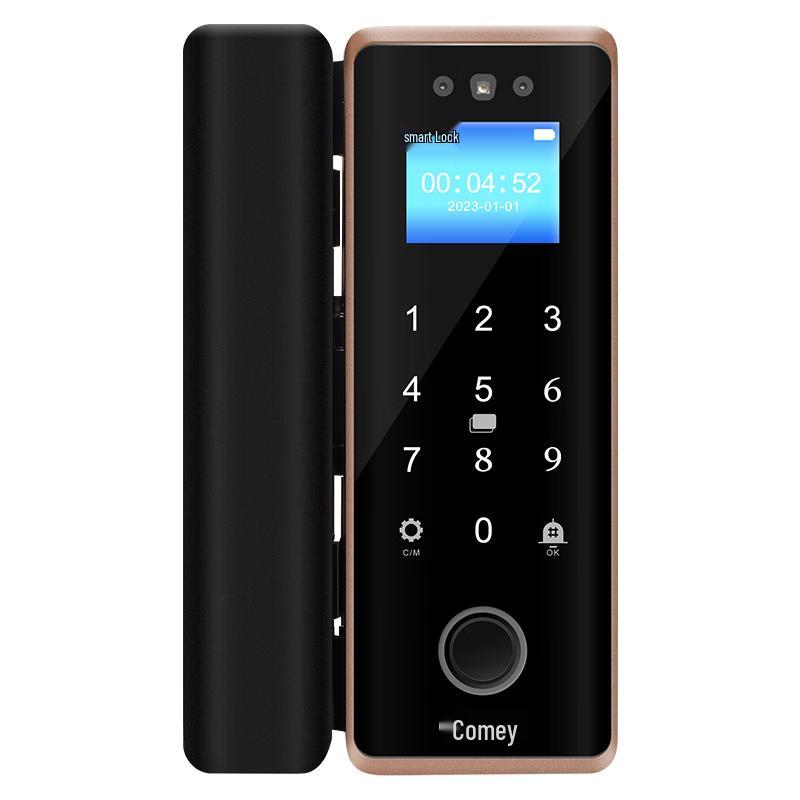 Comet Smart Glass Door Lock with Face & Fingerprint