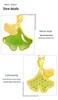 Spinach Green Hetian Jade Ginkgo Leaf Pendant Necklace in S925 Silver for Women