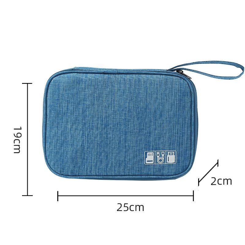Portable Phone Cable Storage Bag Electronic Accessory Organizer Bag USB OTG Data Cable Charger Plug Travel Waterproof Organizer