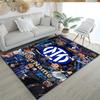 Inter Milan Personalized Text Floor Mat Design for Kitchen Bedrooms Dining Room Dormitory Antislip Carpet Decorate Offices Spiritual Gift