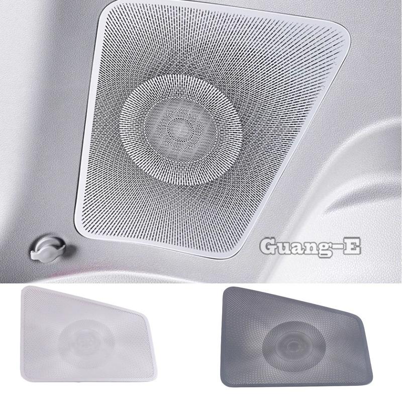 For Hyundai Custo  -2024 Stainless Steel Car Last Row Door Lower Audio Speaker Cover Frame Auto Interior Accessories