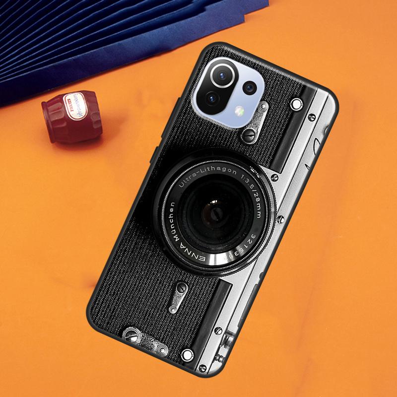 

Винтажный чехол для камеры в стиле ретро для Poco X3 Pro M3 M4 Pro 5G X3 GT F3, задняя крышка для телефона Xiaomi Mi 11 Lite 11T Pro POCO M4 Pro