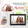 10,1 tommers smart wifi digital fotoramme 16G automatisk roter digital bilderamme via Frameo 1280x800 IPS HD berøringsskjerm