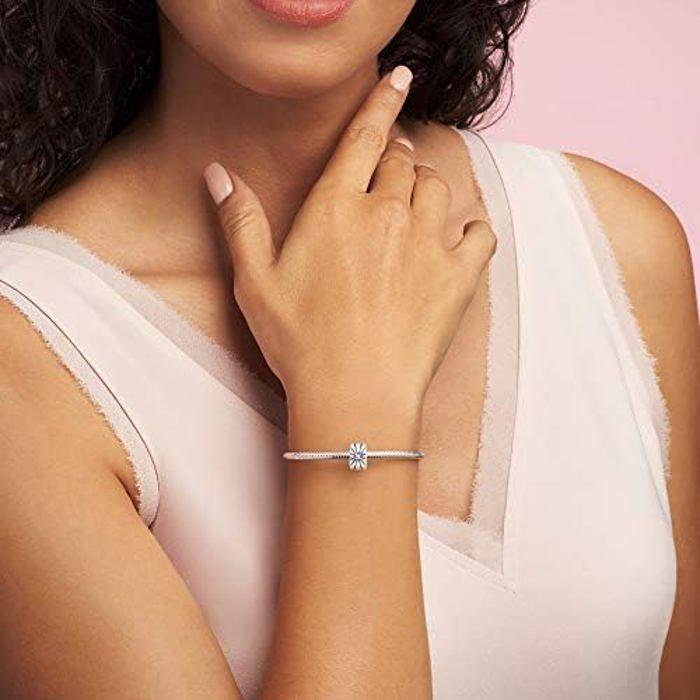 Charm - PANDORA - Passions Charms agrafe - Argent - Jaune - Élégance et éclat