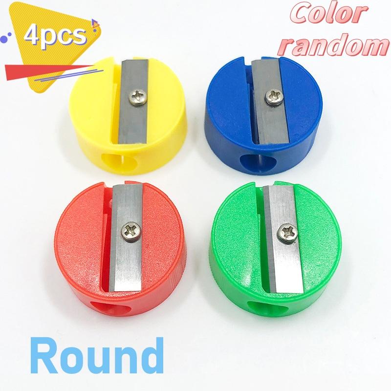 4/8/12 Stück Mini Hand-Anspitzer Herz Quadrat Kreis Bleistift-Schneidwerkzeuge Büro Schule Schreibwaren Zubehör