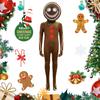 Kids Gingerbread Man Jumpsuit For Christmas Role Play Cosplay Unisex Festive Costume