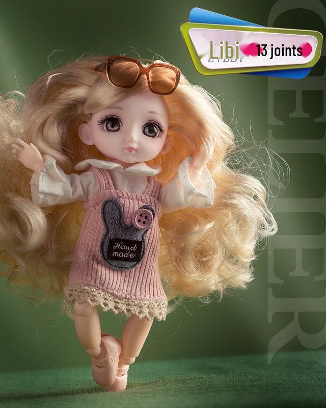 Children s Princess Wedding Dress-Up Doll Set: Jointed Exquisite Doll Toy Gift