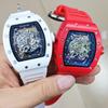 Luxury Men’s Quartz Wristwatch for Man Hollow Style Automatic Watches Male Mechanical Watch  Calendar Sports Waterproof
