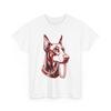 Doberman Pet Shirt St Valentines Day Animals Gift Women Old School Tattoo Tee