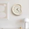 European Aesthetic Clock Wall Modern Art Creative Design Living Room Interior Wall Watch Simple Light Luxury