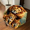 1PC lion cub Automatic Open/Close Umbrella with Windproof, 8-Rib Sturdy Canopy, Durable Ribs, Fashionable Design1235A