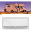 KIMISS RV Range Hood Vent Cover for Camper Trailer, White Sidewall Exhaust Vent with Lockable Clips