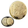 2024 Year of Dragon Chinese Coins Dragon Plated Gold Coin Collectible New Year China Mascot Souvenir