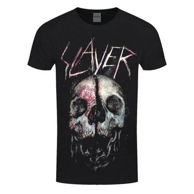Slayer Unisex Adult Cleaved Skull T-Shirt