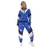 Costume da Palco Retrò Carnevale Disco Anni '80: Giacca e Pantaloni Sportivi alla Moda