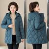 Mom's winter down cotton-padded clothes Middle-aged women's winter cotton-padded jackets New wide too warm cotton-padded jackets Thickened