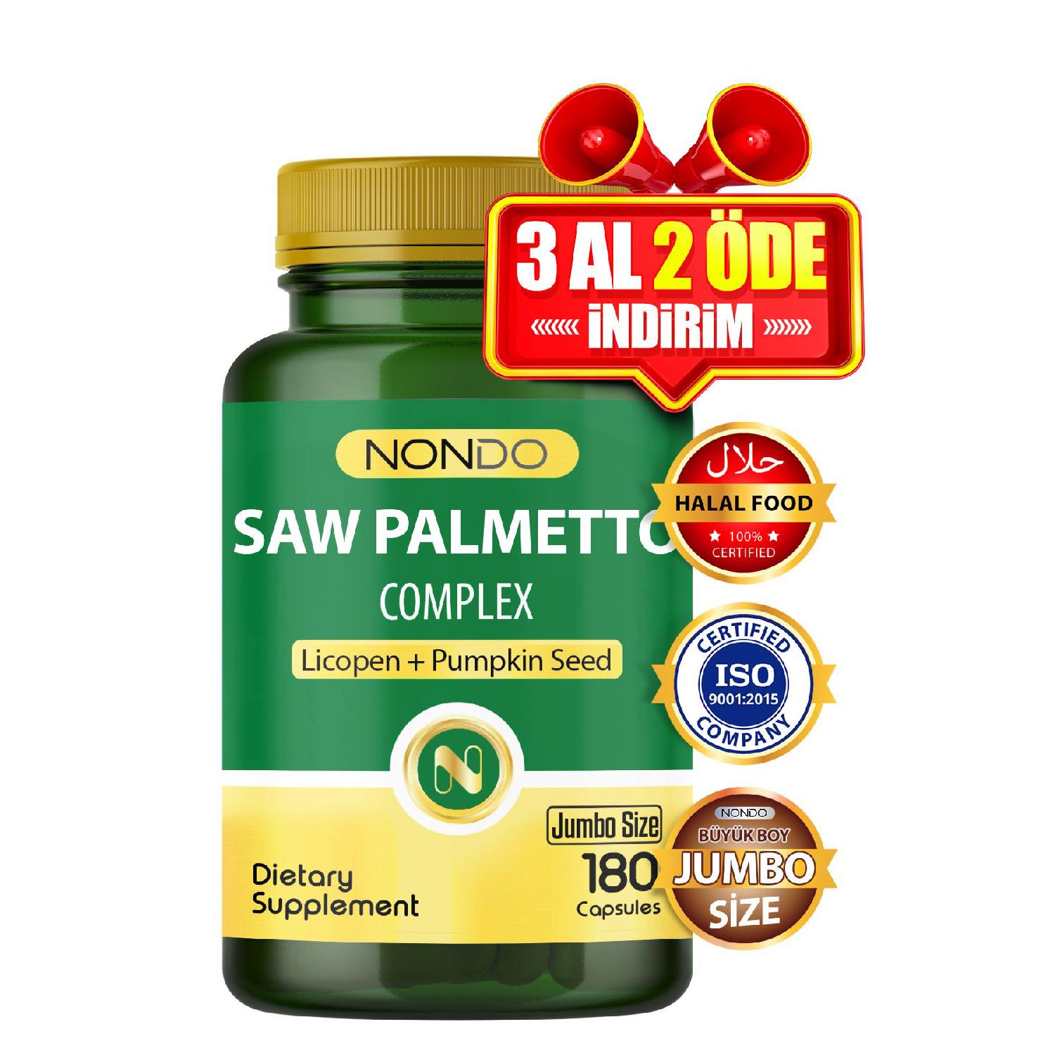 

Saw Palmetto Complex 180 Capsules (jumbo Boy Dide Palm Palm Lycopene Zinc Nettle Nettle)
