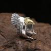 Ring Vintage Eagle Shape Silver Plated Men Fashion Ring for Daily Wear