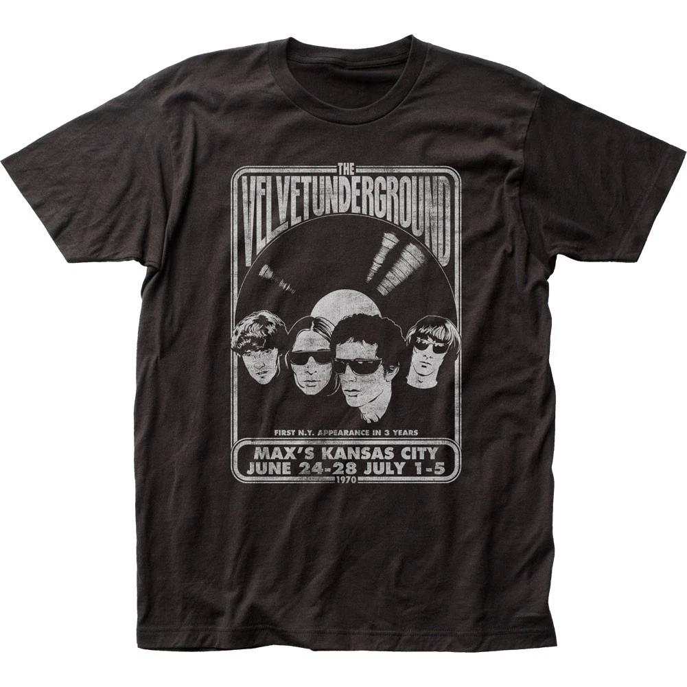 Velvet Underground Velvet Vinyl Mens T Shirt Music Classic Concert Band Black 3XL