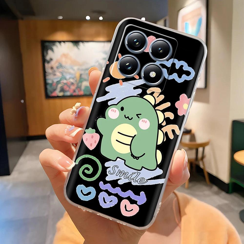 For Xiaomi 14T Case Soft Silicon Transparent Anti Drop Phone Cover For Xiaomi Mi 14t Pro Mi14T Lightweight Back Shell Funda Capa