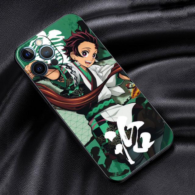 Měkké pouzdro pro Apple iPhone 11 13 Pro Max 14 12 Mini 7 8 Plus X XS XR SE 2020 6 6S 5 5S Kryt na telefon Funda Demon Slayer Anime Capa