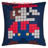 Super Bros Mario Pillow Cover Car Home Living Room Sofa Bedroom Cover Cushion