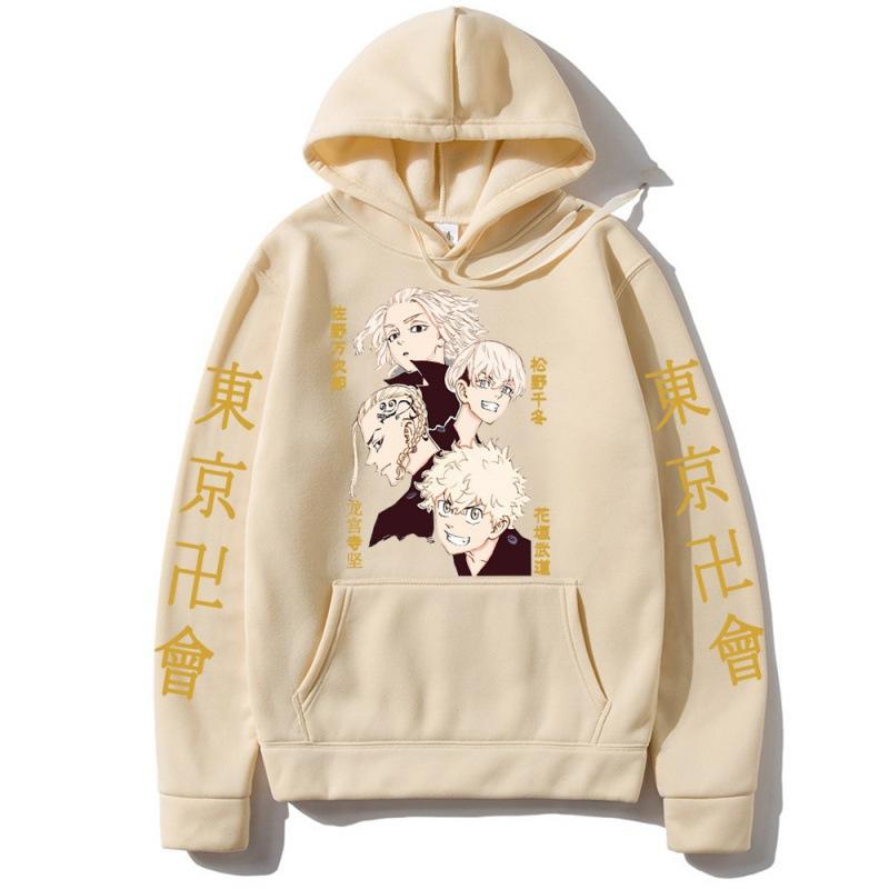 Tokyo Revengers Mikey Autumn Winter Men's Hoodie Unisex Pullover Men Vintage Graphic Hoody Tops Oversize Clothing