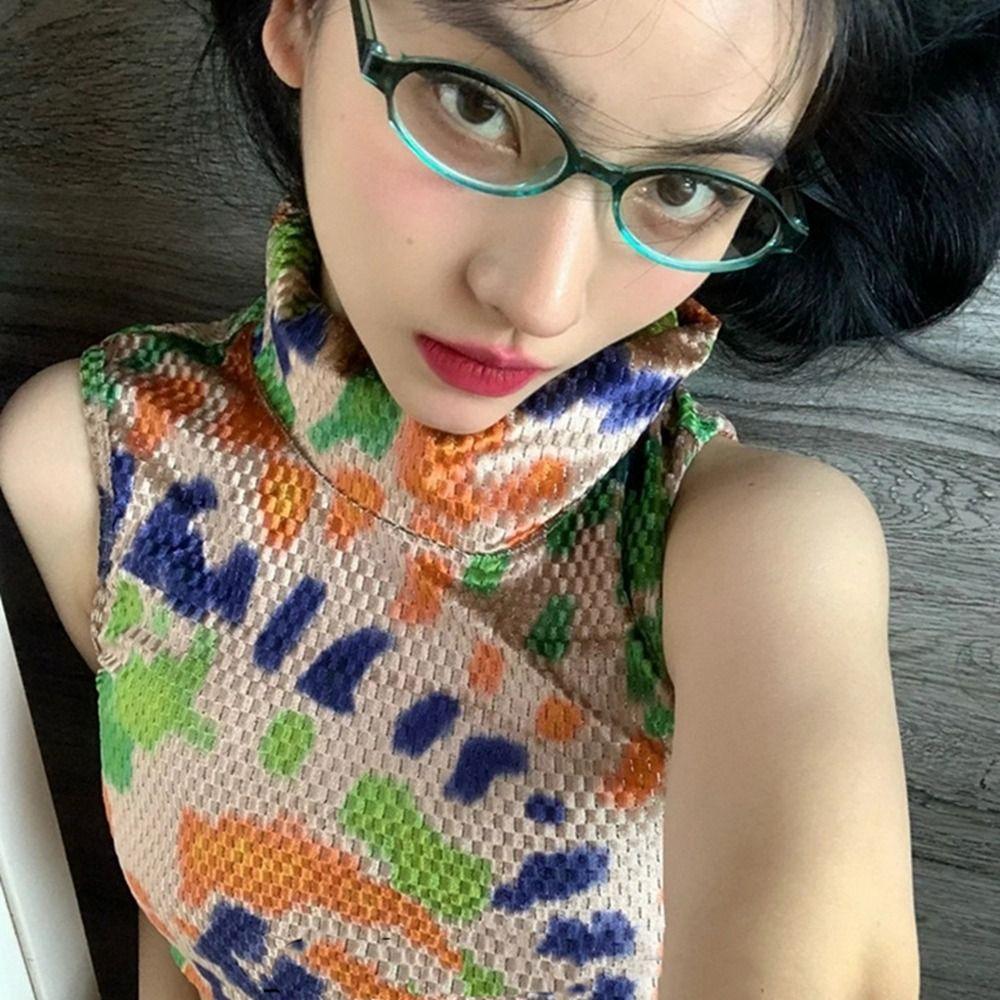 Oval Small Oval Frame Glasses PC Optical Myopia Glasses Vintage Flat Spectacle Glasses  Men