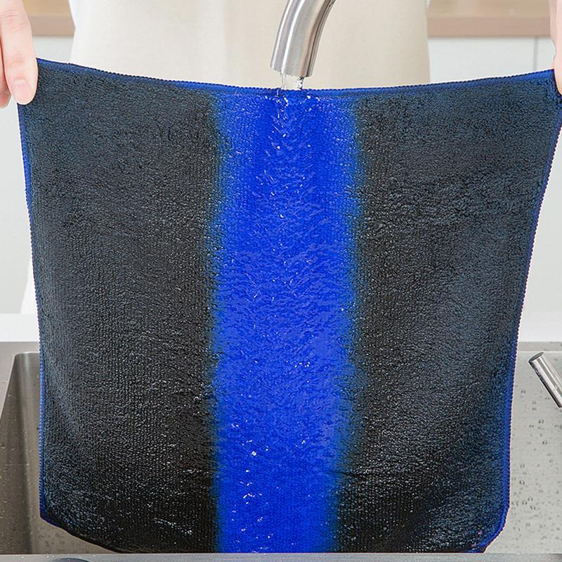 Küche 20 Stück Tücher Auto Reinigungs Tuch Einfarbige Design Tücher Mikrofaser Verdickt Saugfähige Tücher Haushalts Reinigungs Tuch Set