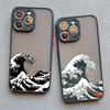 Fashion Japan The Great Wave Of Kanagawa Phone Case For iPhone XS X XR 13 12 Mini 17 11 14 15 16 Pro Max Plus Cover Art Fundas