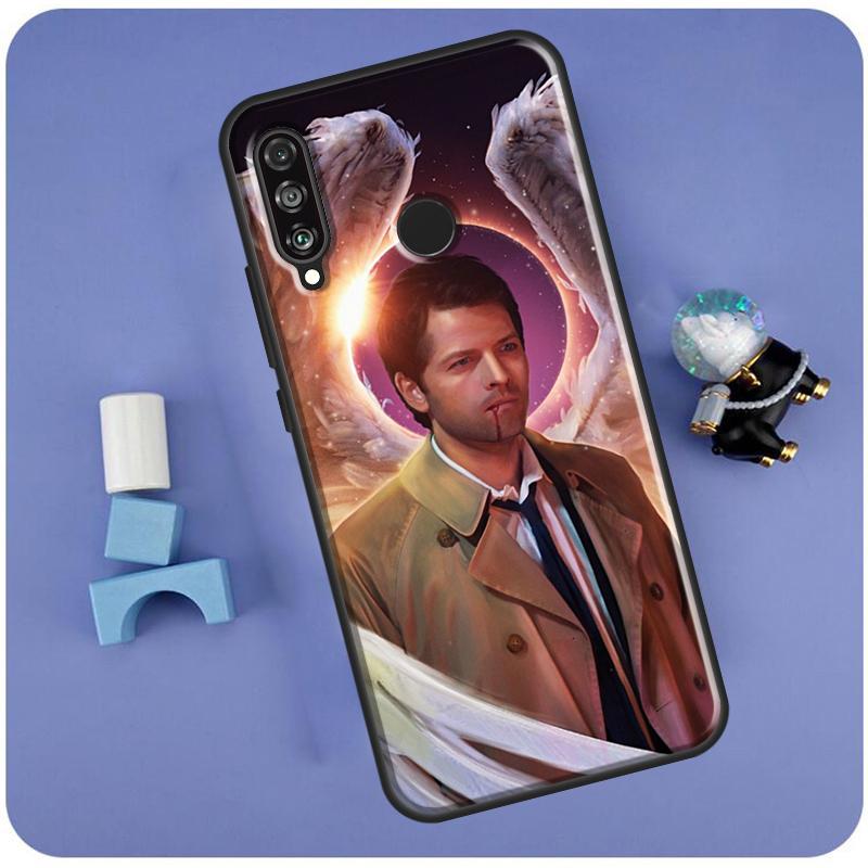 Angel Castiel Supernatural Case For Huawei P30 P20 P40 Lite Nova 11 Pro 3i 8i 11i 9 10 SE 5T Y60 Y61 Y70 Y90 Y91 Cover
