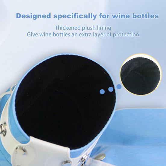 Golf Bottle Wine Bag Single Bottle Bag Red Wine Carrier Golf Accessories