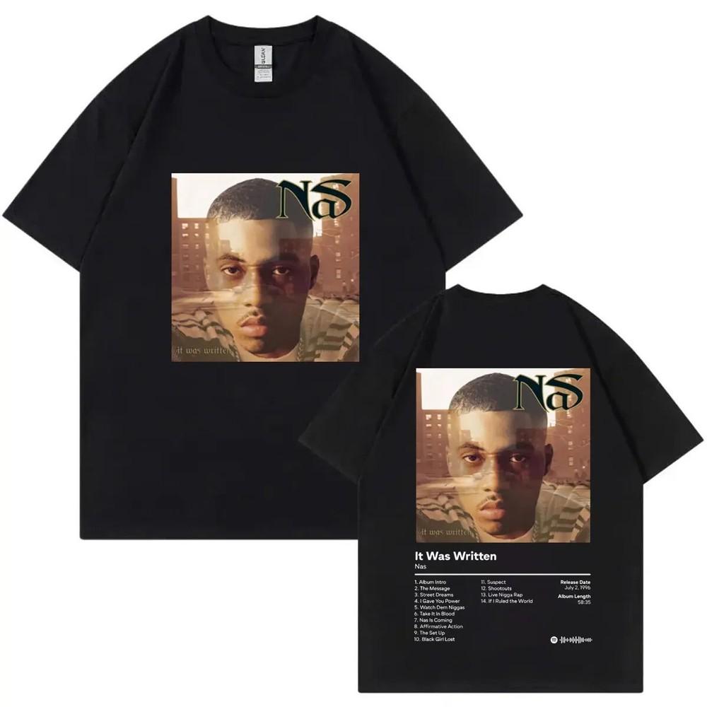 

Rapper Nas Illmatic Graphic 2 sided T Shirt Unisex S-3XL, Gift For Fan, Hiphop. 4XL